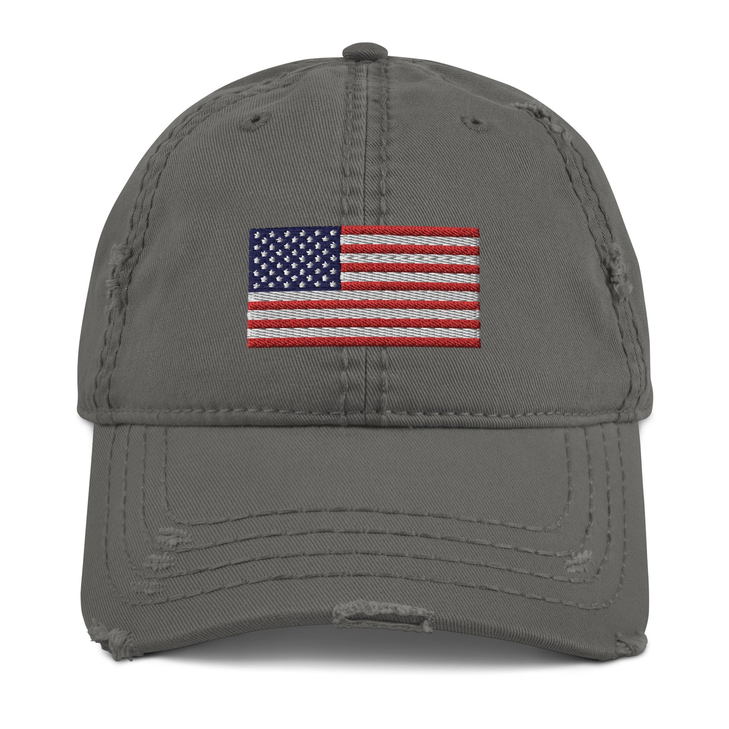 Stars and Stripes Explorer Distressed Dad Hat