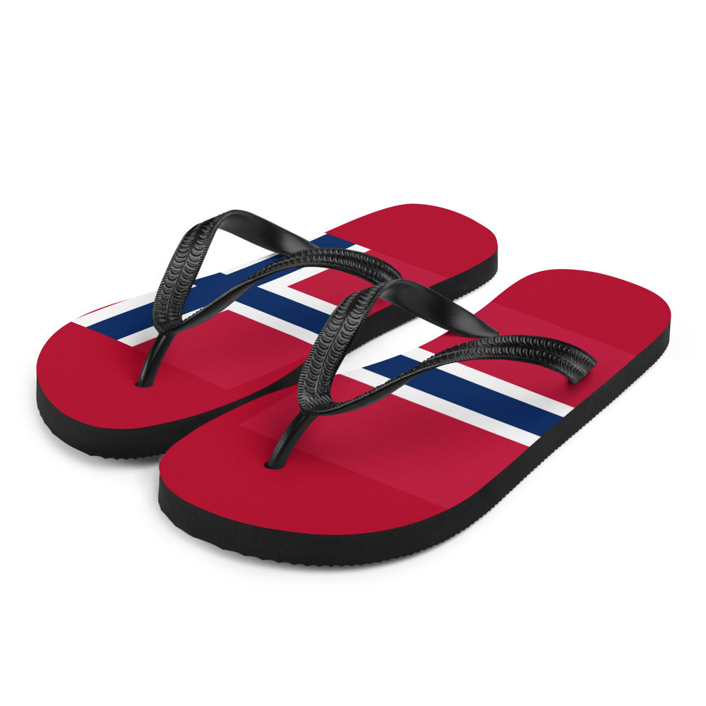 National Flag Flip Flops - Collection 4 Norway flip-flops-m