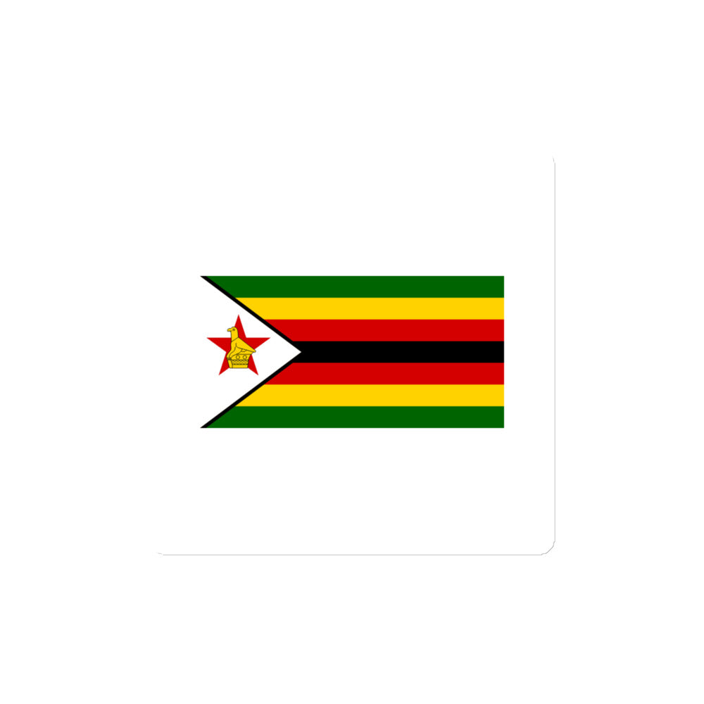 National Flag Magnets - Collection 2 Zimbabwe magnet-4x4