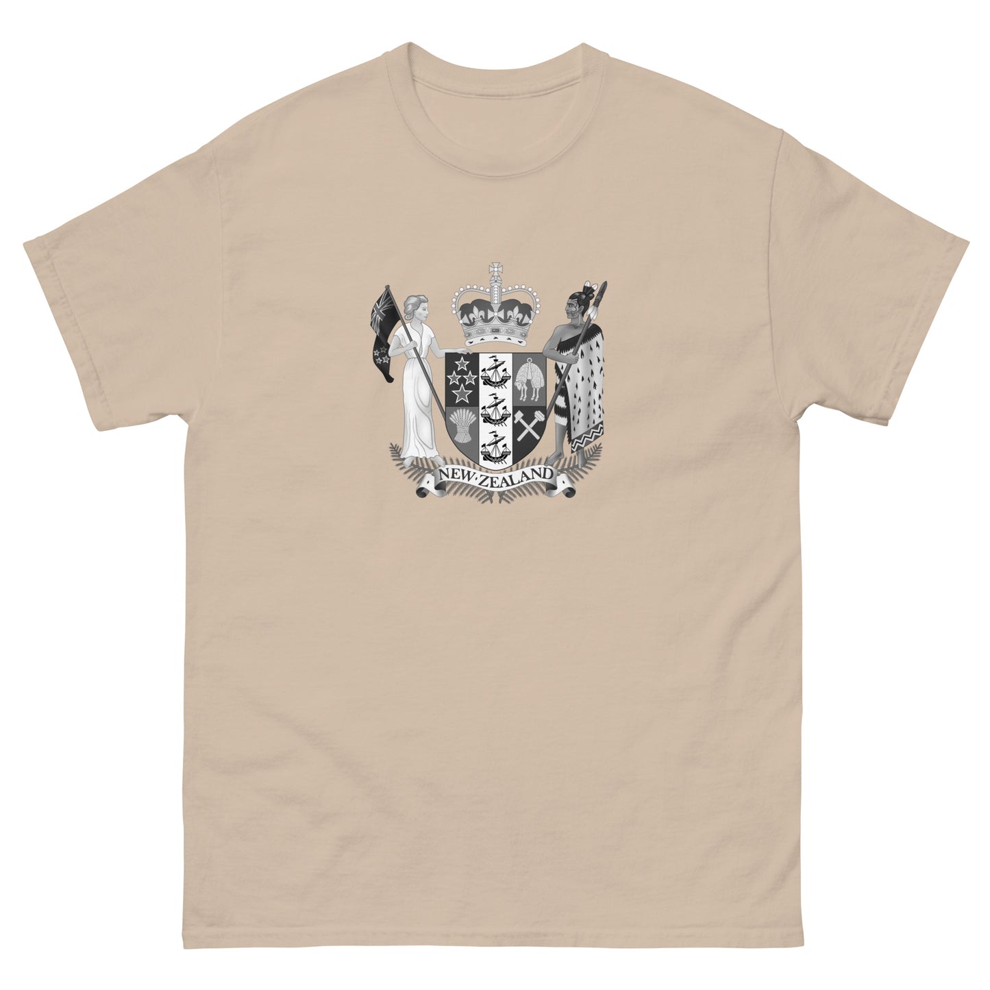 Elegant New Zealand Crest Tee