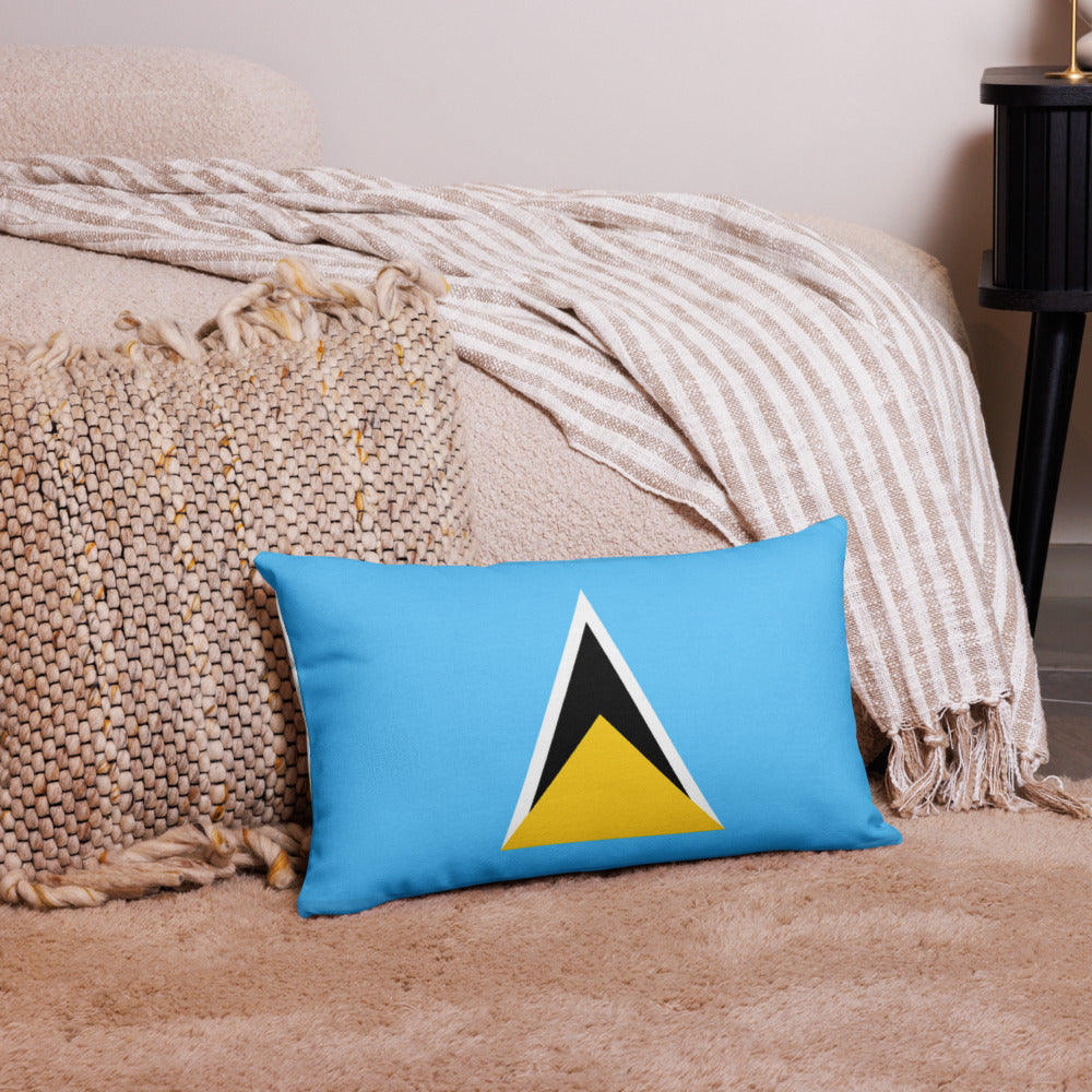 National Flag Pillow Cases - Collection 1 St. Lucia pillow-case-20x12
