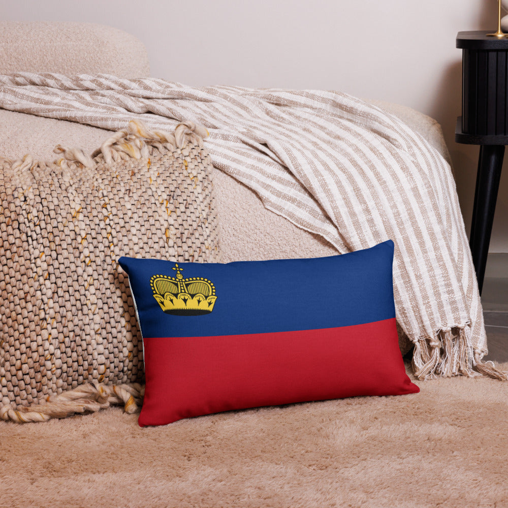 National Flag Pillow Cases - Collection 1 Liechtenstein pillow-case-20x12