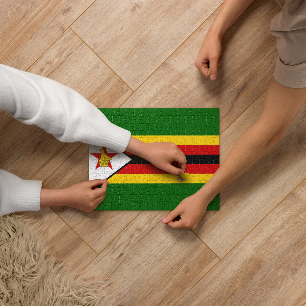 National Flag Jigsaw Puzzles - Collection 2 Zimbabwe puzzle