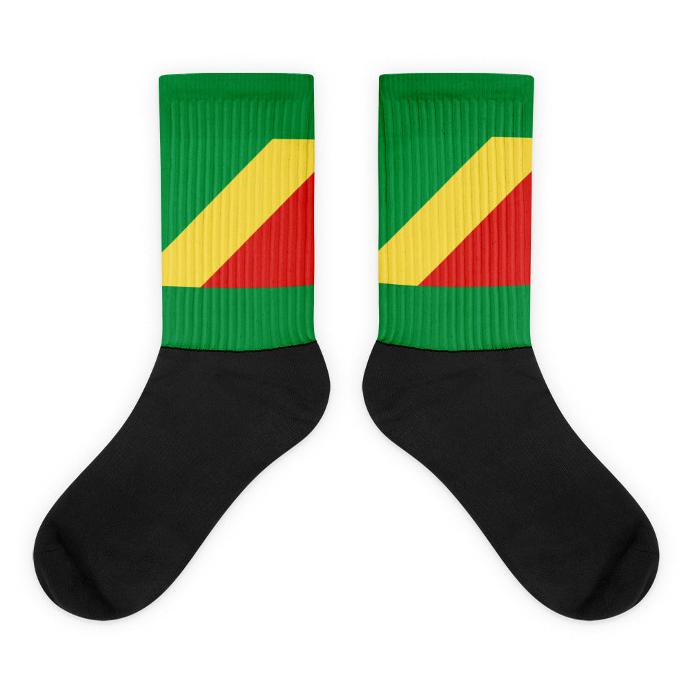 National Flag Socks - Collection 1 Republic of the Congo socks-m