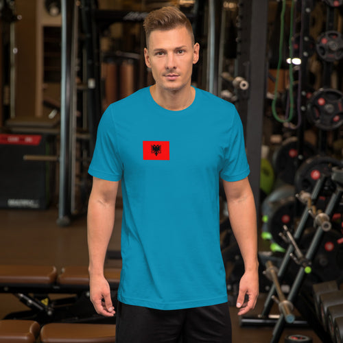 National Flag Shirts - Collection 1 Albania / S / Aqua