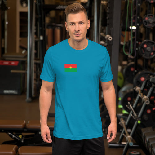 National Flag Shirts - Collection 4 Burkina Faso / S / Aqua