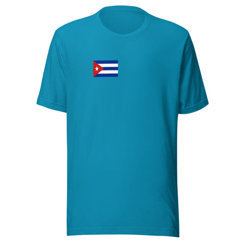 National Flag Shirts - Collection 8 Cuba / S / Aqua