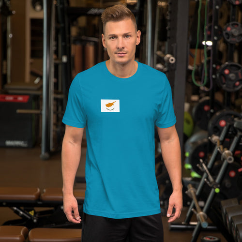 National Flag Shirts - Collection 8 Cyprus / S / Aqua