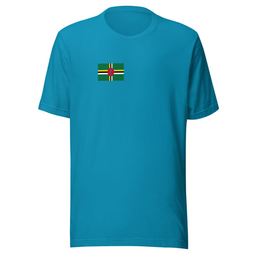 National Flag Shirts - Collection 9 Dominica / S / Aqua