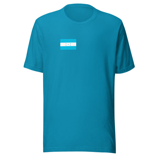 National Flag Shirts - Collection 14 Honduras / S / Aqua