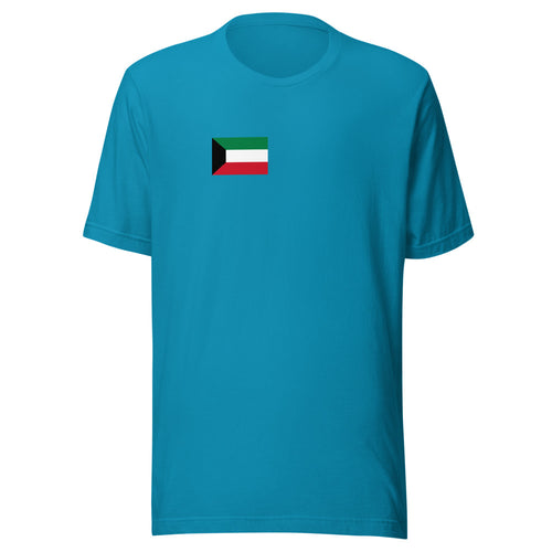 National Flag Shirts - Collection 19 Kuwait / S / Aqua