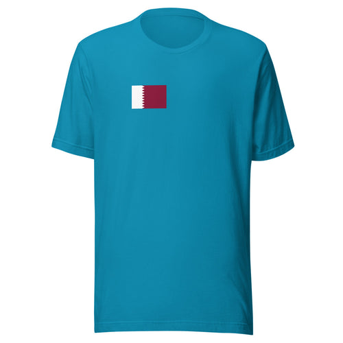 National Flag Shirts - Collection 29 Qatar / S / Aqua