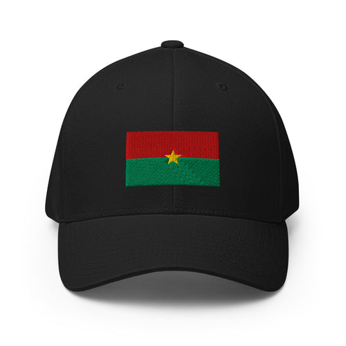National Flag Caps - Collection 1 Burkina Faso / L/XL / White