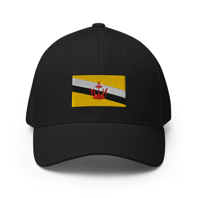 National Flag Caps - Collection 1 Brunei / S/M / White