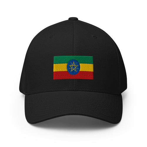 National Flag Caps - Collection 3 Ethiopia / S/M / Black