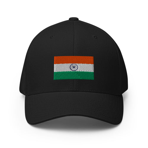 National Flag Caps - Collection 4 India / S/M / Black