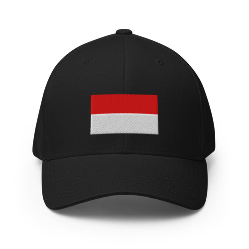 National Flag Caps - Collection 5 Monaco / S/M / Black