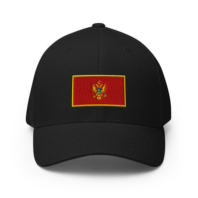 National Flag Caps - Collection 5 Montenegro / S/M / Black