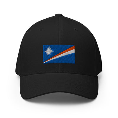 National Flag Caps - Collection 5 Marshall Islands / S/M / Black