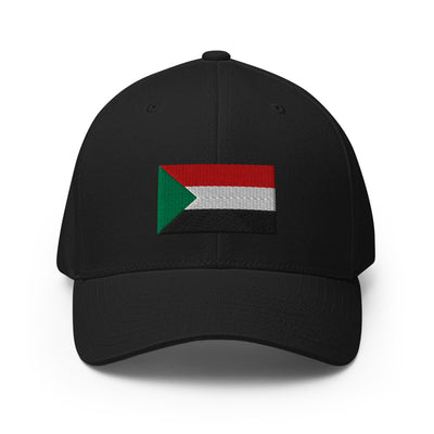 National Flag Caps - Collection 7 Sudan / S/M / Black