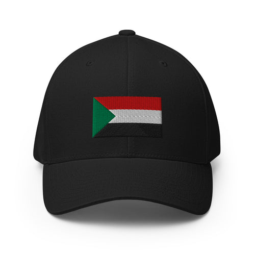 National Flag Caps - Collection 7 Sudan / S/M / Black
