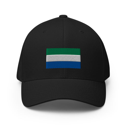 National Flag Caps - Collection 7 Sierra Leone / L/XL / White