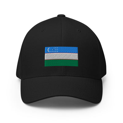 National Flag Caps - Collection 8 Uzbekistan / S/M / White