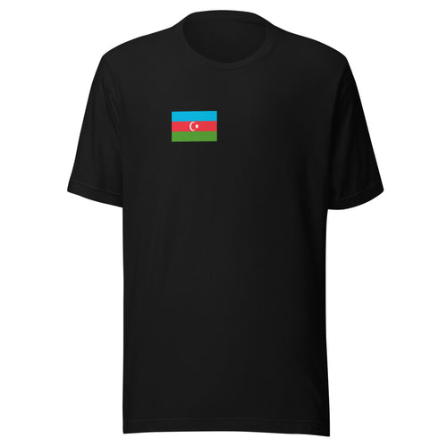 National Flag Shirts - Collection 3 Azerbaijan / S / Black