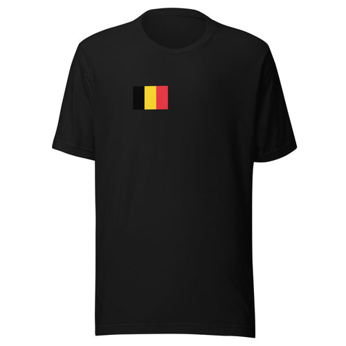 National Flag Shirts - Collection 3 Belgium / S / Black