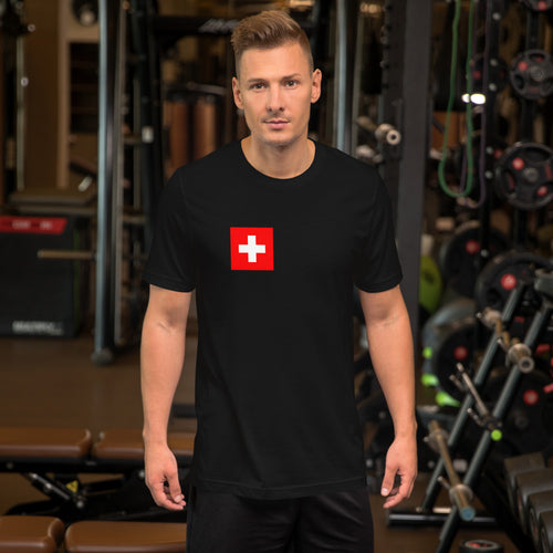 National Flag Shirts - Collection 7 Switzerland / S / Black