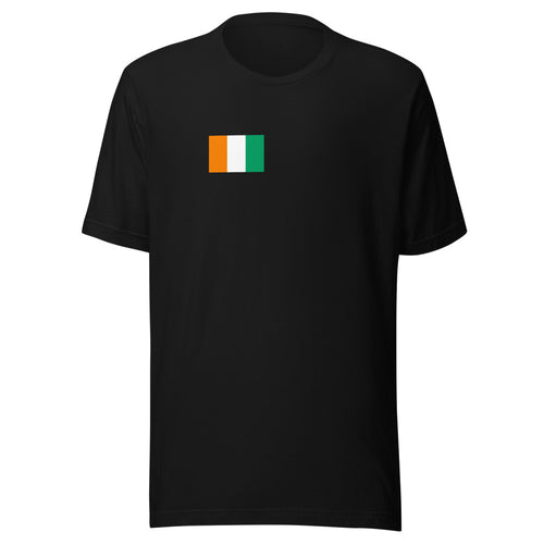 National Flag Shirts - Collection 39 Côte d'Ivoire / S / Black