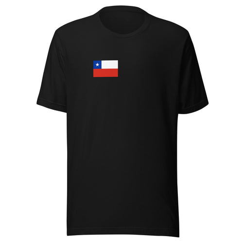 National Flag Shirts - Collection 7 Chile / S / Black