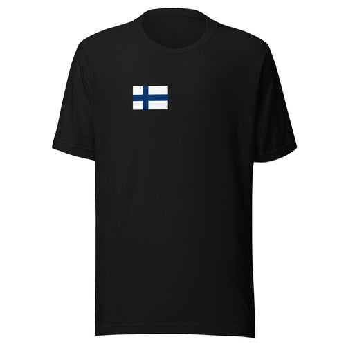 National Flag Shirts - Collection 11 Finland / S / Black