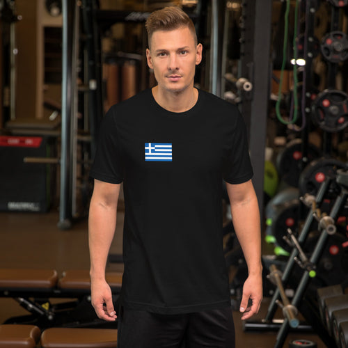 National Flag Shirts - Collection 14 Greece / S / Black