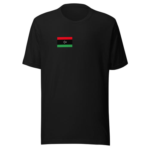 National Flag Shirts - Collection 21 Libya / S / Black