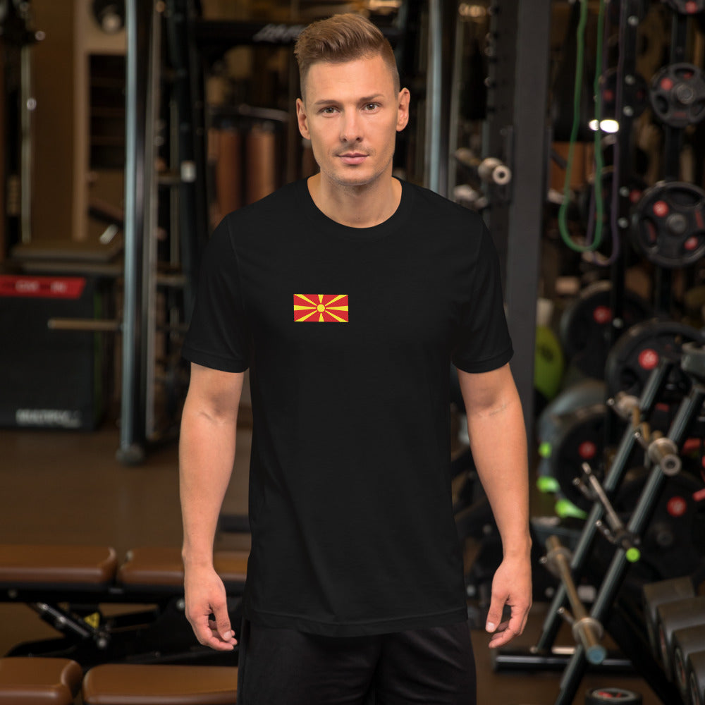 National Flag Shirts - Collection 23 North Macedonia bshirt-m