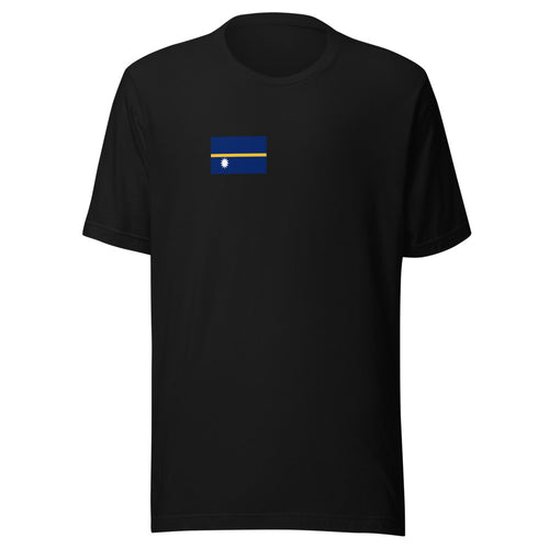 National Flag Shirts - Collection 27 Nauru / S / Black