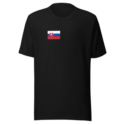 National Flag Shirts - Collection 31 Slovakia / S / Black