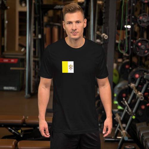 National Flag Shirts - Collection 37 Vatican City / S / Black