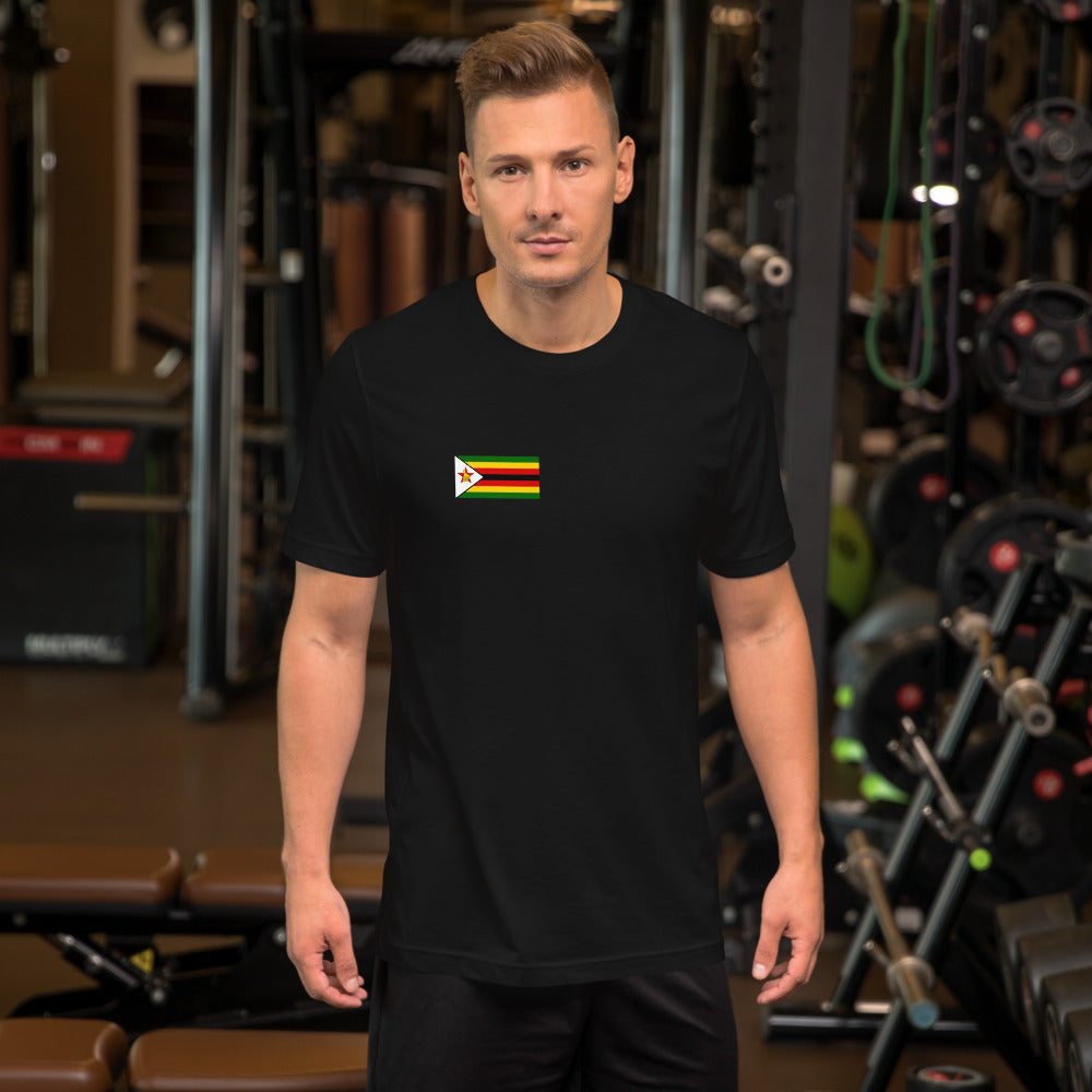 National Flag Shirts - Collection 39 Zimbabwe bshirt-m