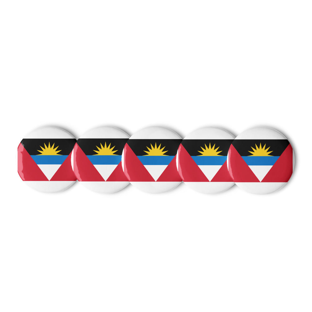 National Flag Buttons - Collection 1 Antigua & Barbuda button-225