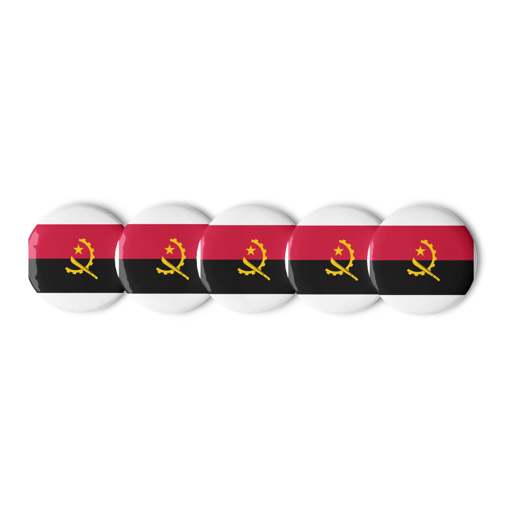 National Flag Buttons - Collection 1 Angola button-225