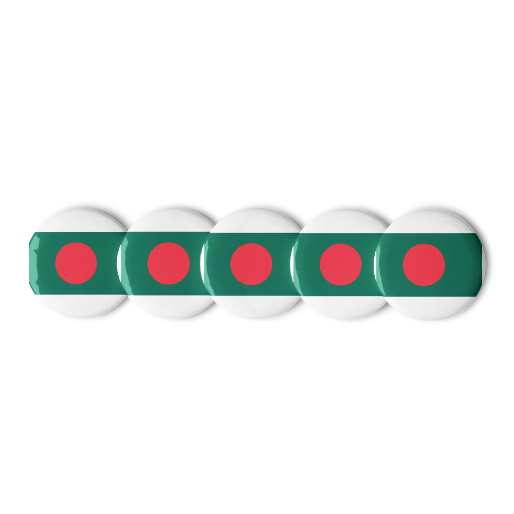 National Flag Buttons - Collection 1 Bangladesh button-225