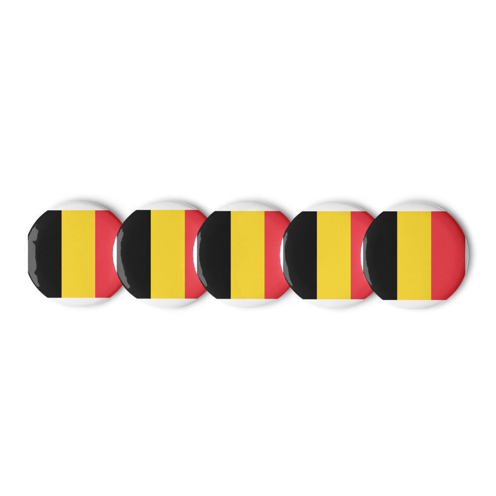 National Flag Buttons - Collection 1 Belgium button-225