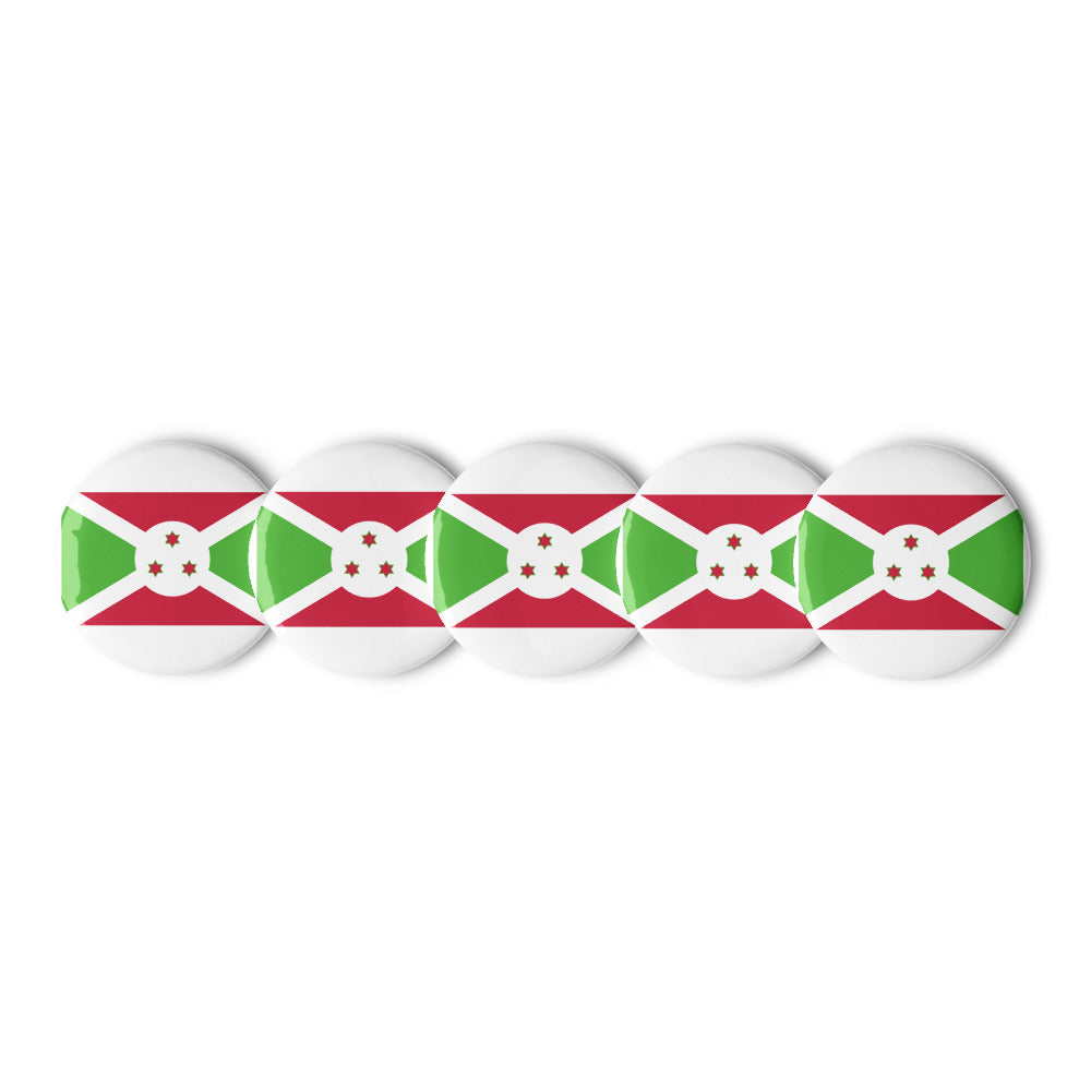 National Flag Buttons - Collection 1 Burundi button-225