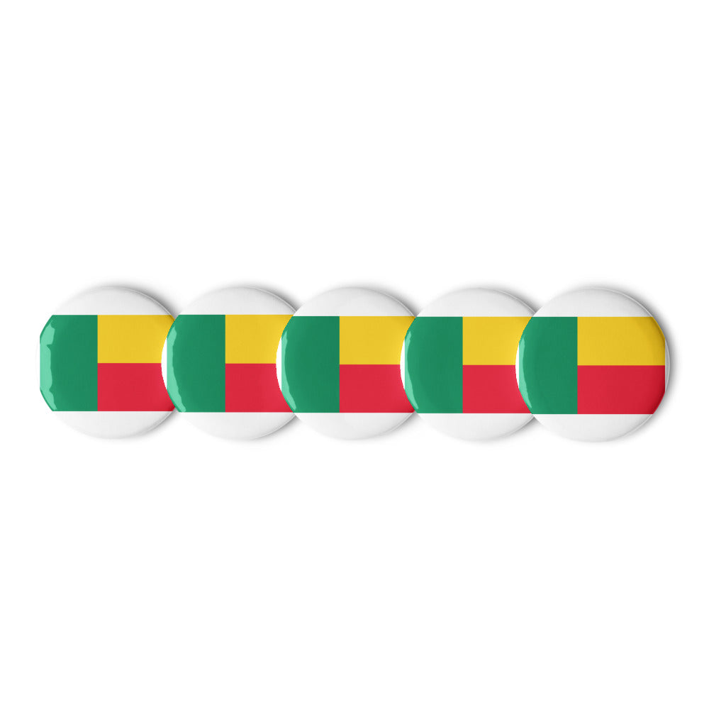 National Flag Buttons - Collection 1 Benin button-225