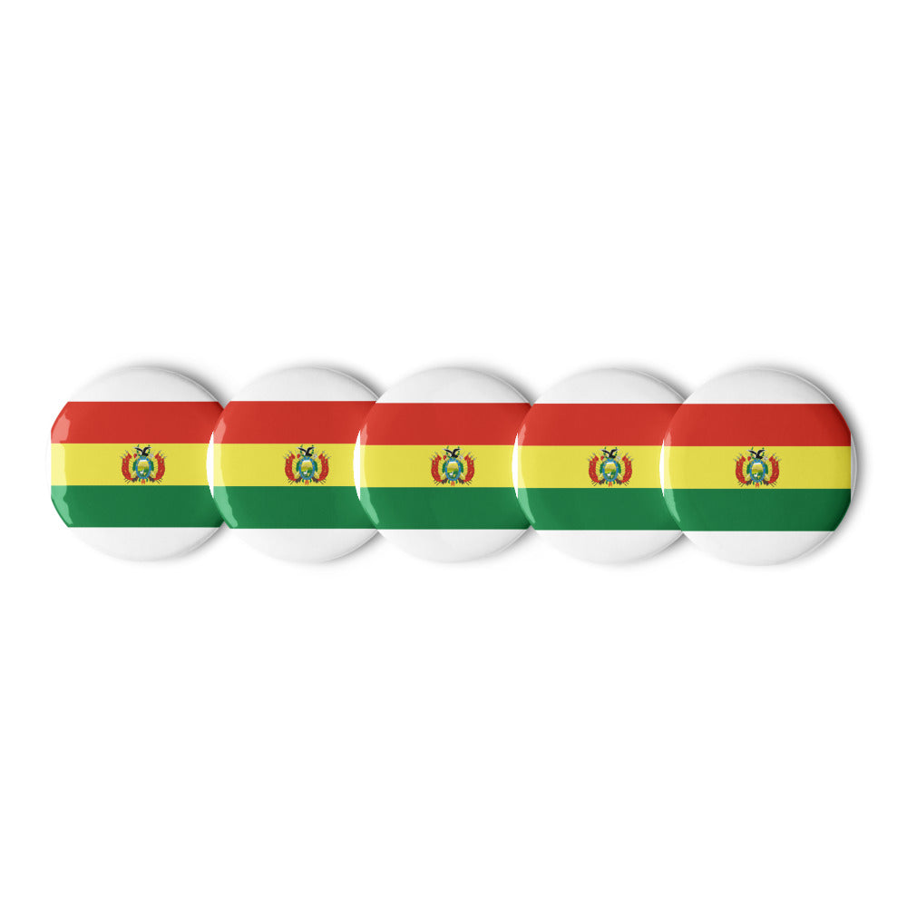 National Flag Buttons - Collection 1 Bolivia button-225