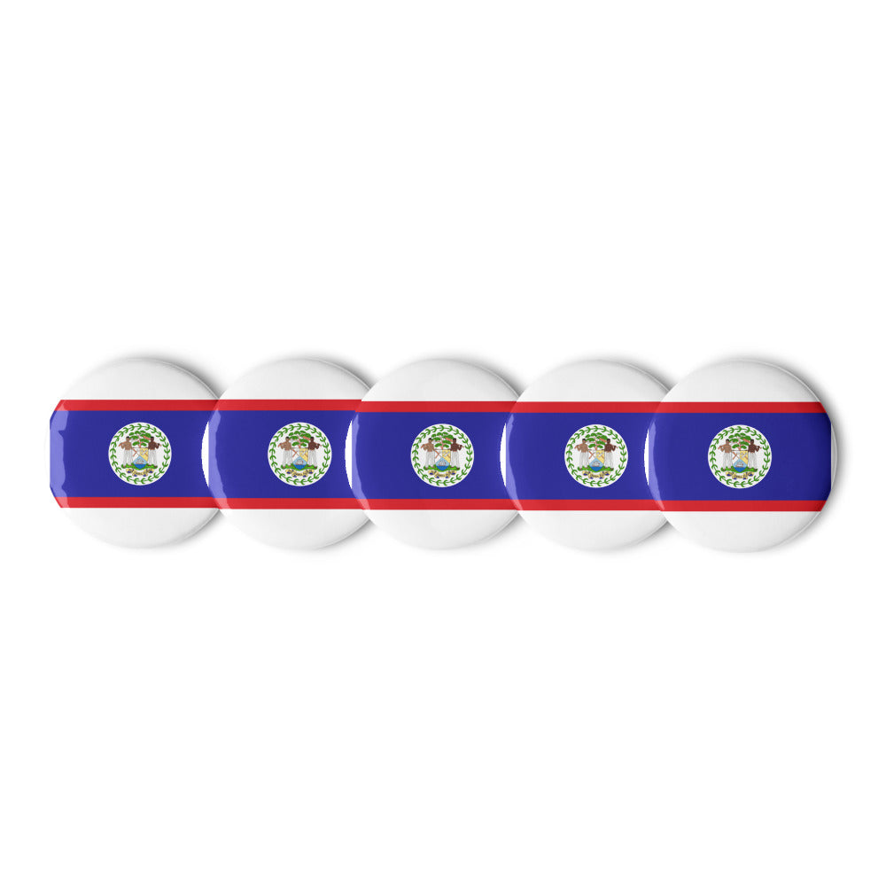 National Flag Buttons - Collection 1 Belize button-225