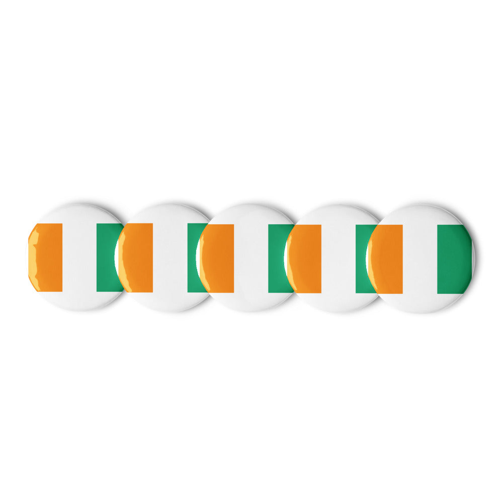 National Flag Buttons - Collection 1 Côte d'Ivoire button-225
