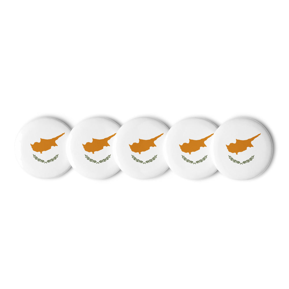 National Flag Buttons - Collection 1 Cyprus button-225